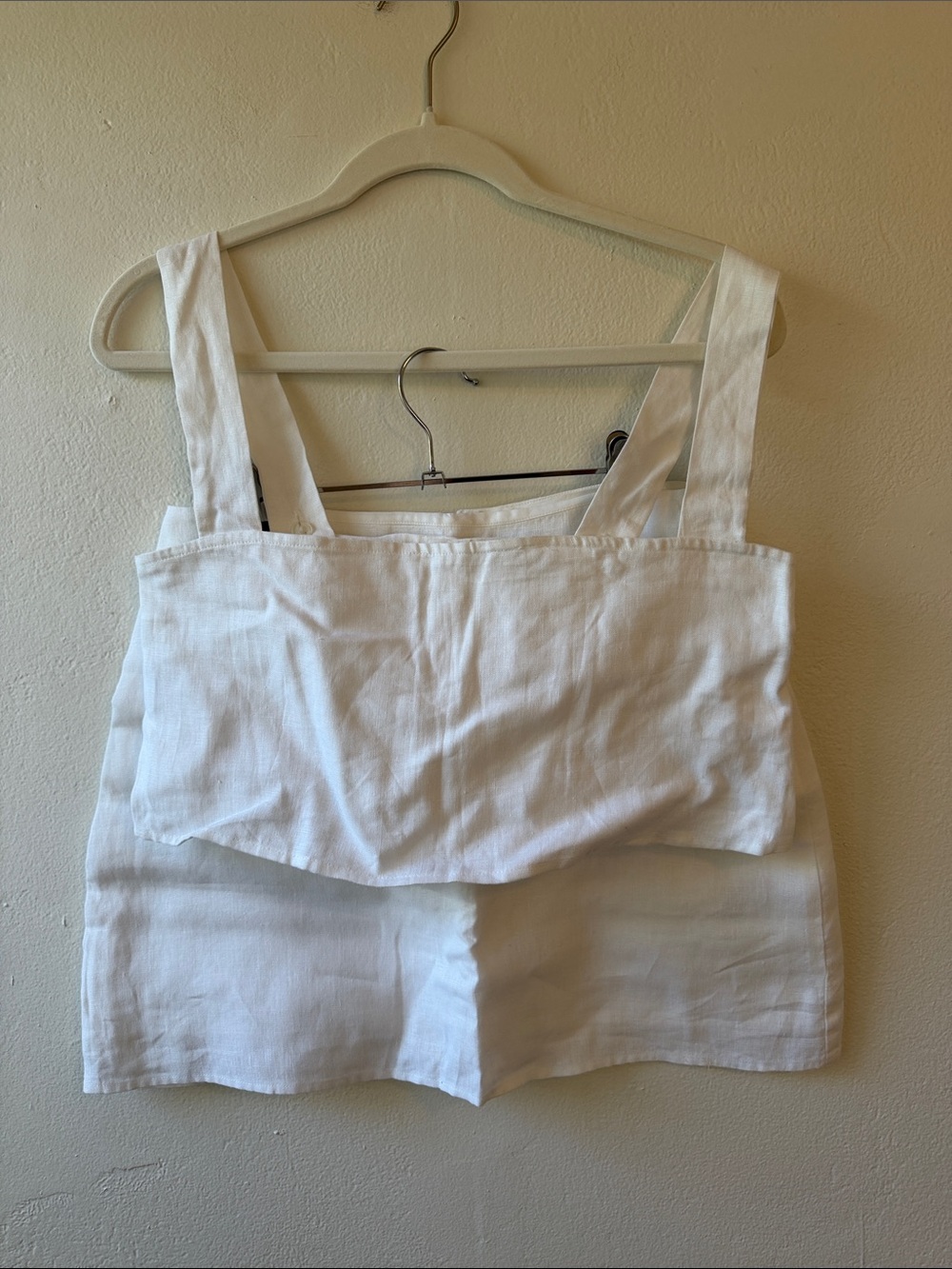 Reformation White Linen Set